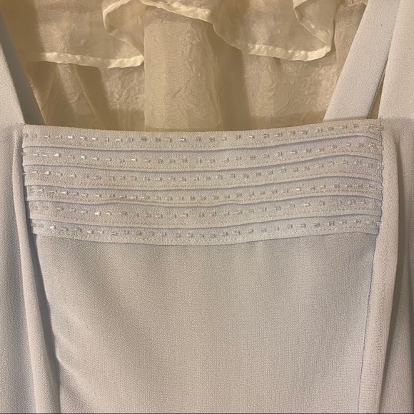 Vintage** Baby Blue Formal Dress - Picture 8 of 14